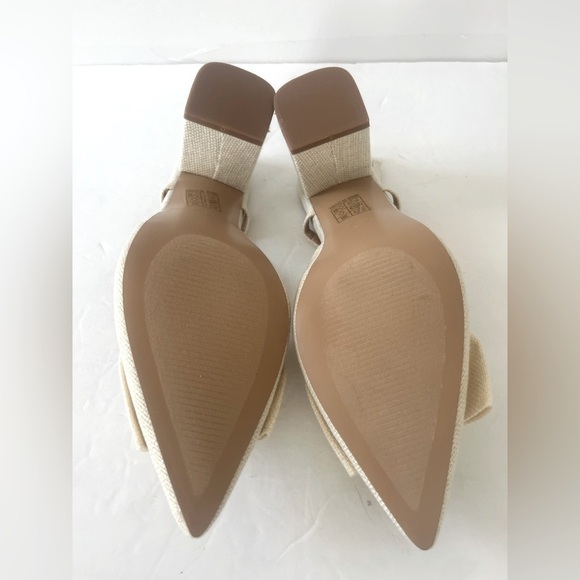 Journee Collection Tailynn Pump Slingback Block Heel Shoes Size 9 WD Wide NIB - Picture 11 of 12